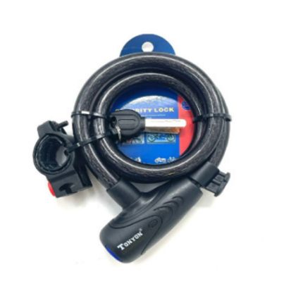 מנעול כבל מחוזק ראש גדול